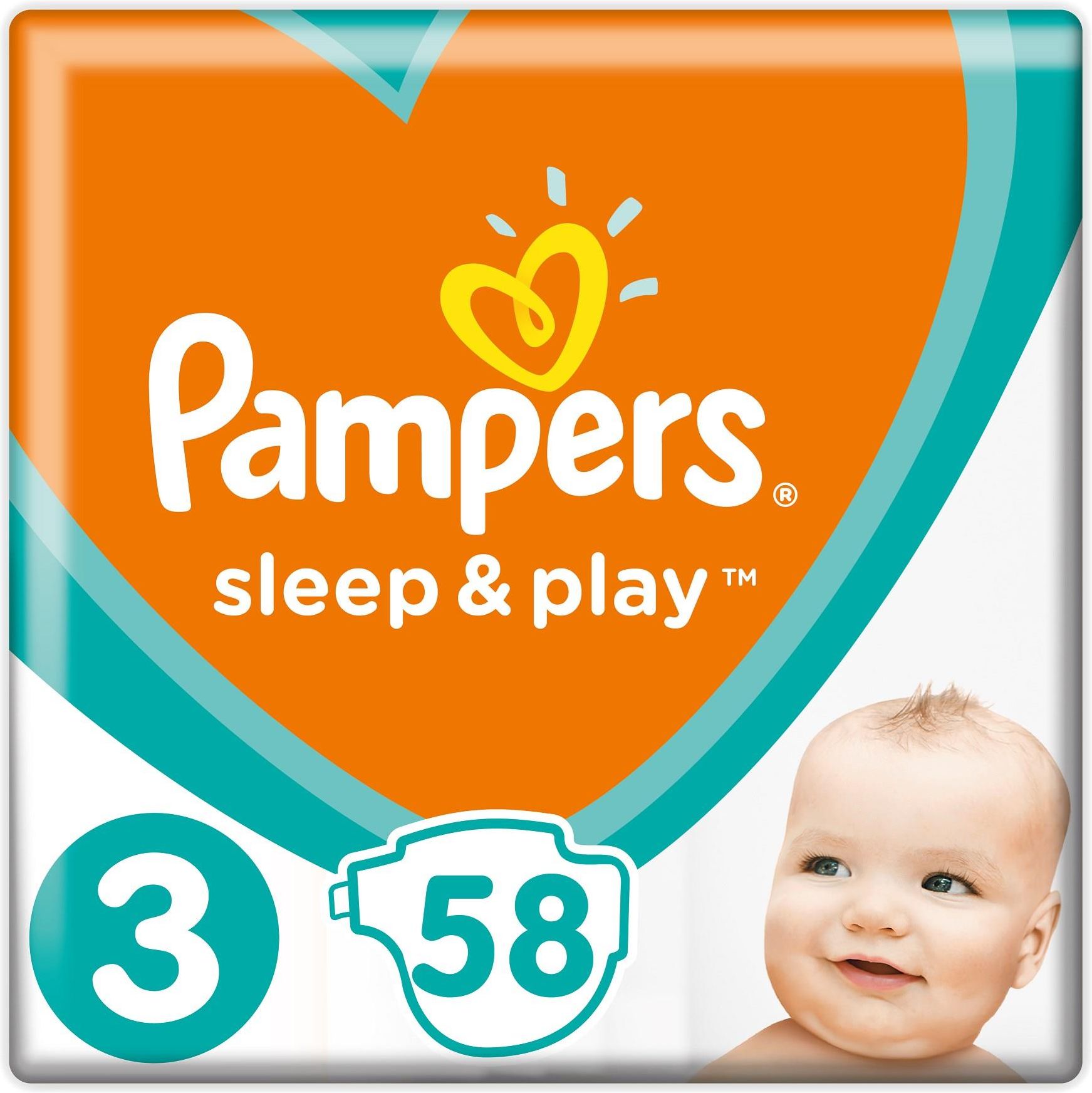 pampers active baby 3 52 sztuki