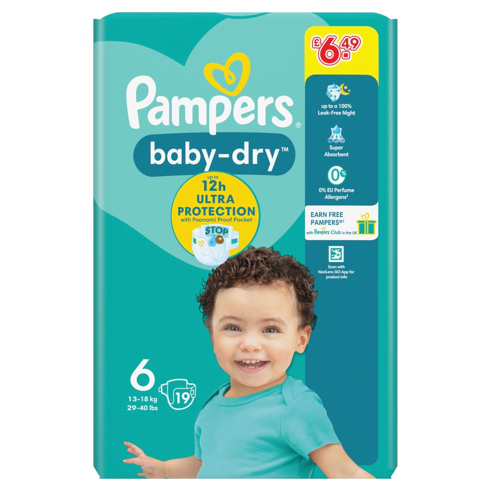 pampers 6 36 szt