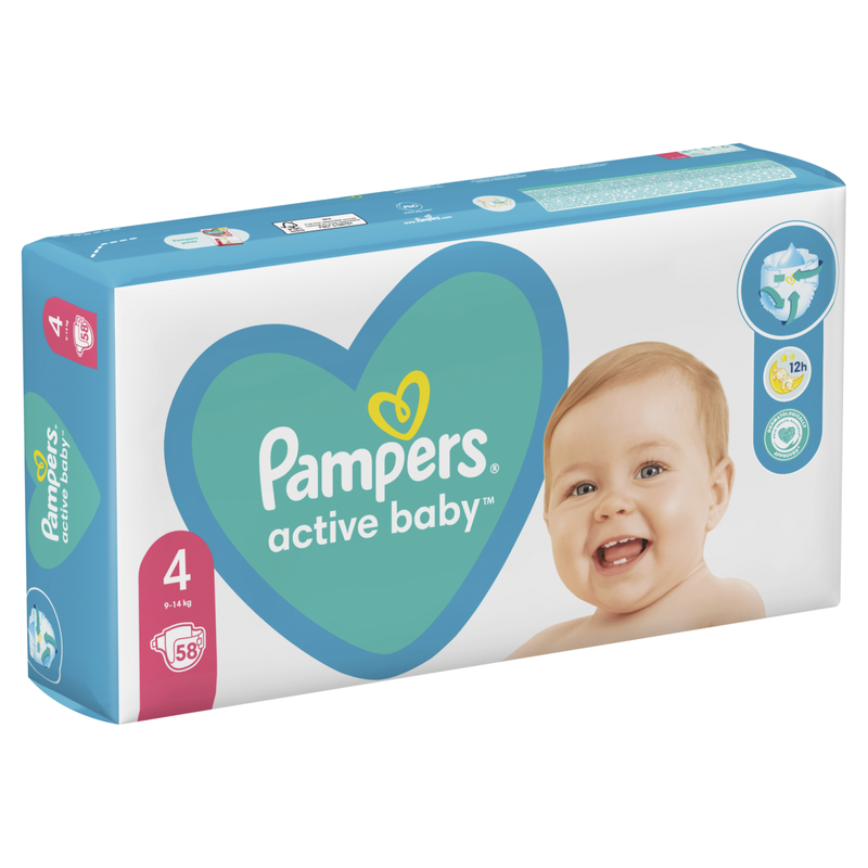 pieluchomajtki pampers care 4