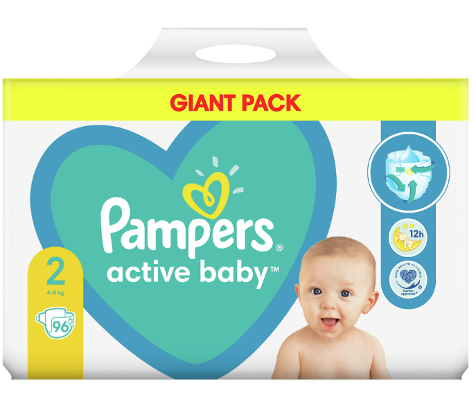 pampers baby active 100