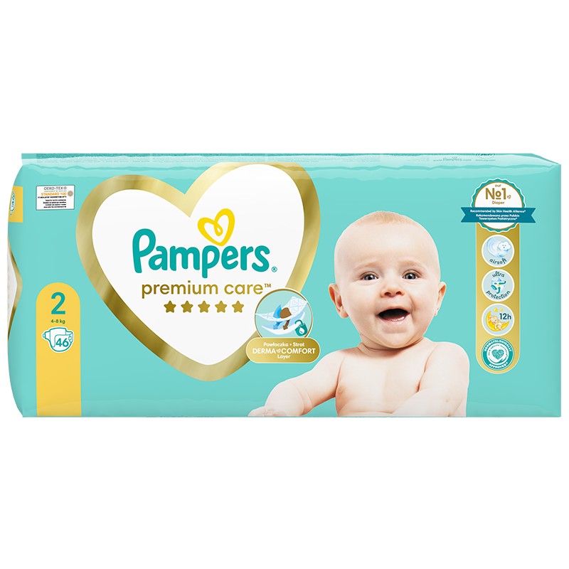 pampers premium care pieluchy rozmiary 1 2 168 sztuk