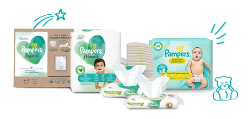 pampers baby care new born