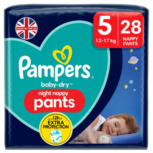 pampers w nocy