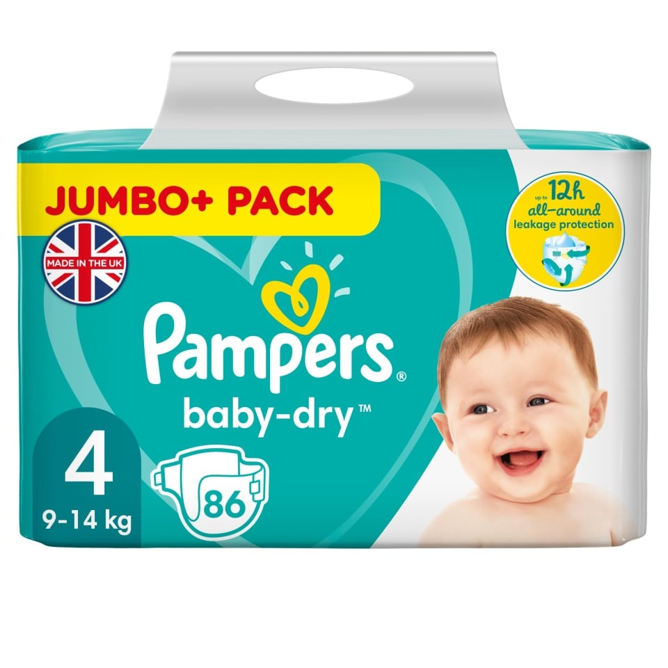 pampers active baby-dry pieluchy rozmiar 3 midi 5-9kg 208 sztuk