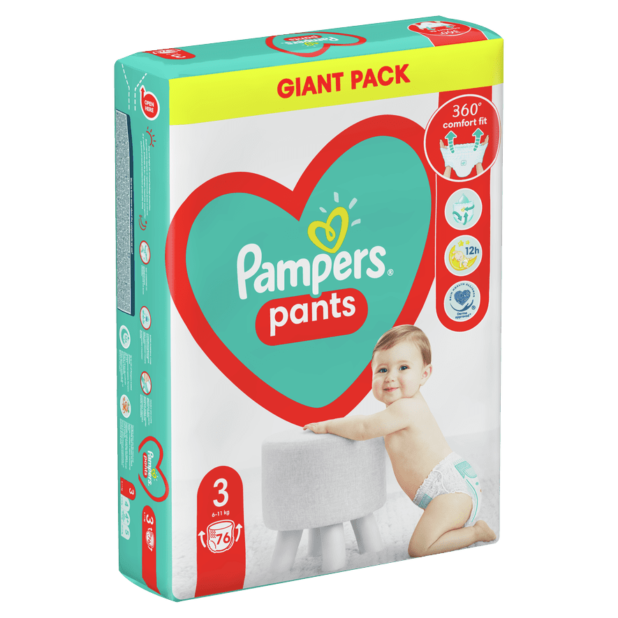 pieluchomajtki pampers porównanie