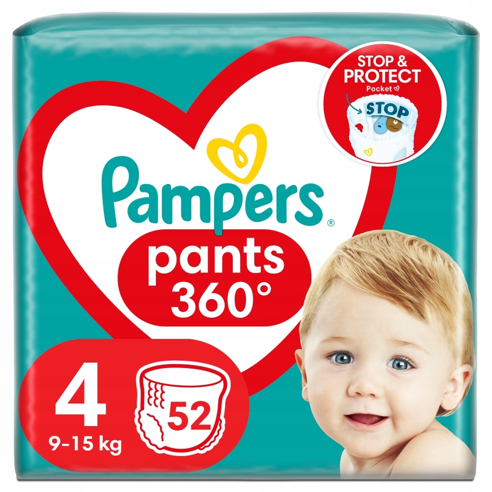 pampers na dziecku