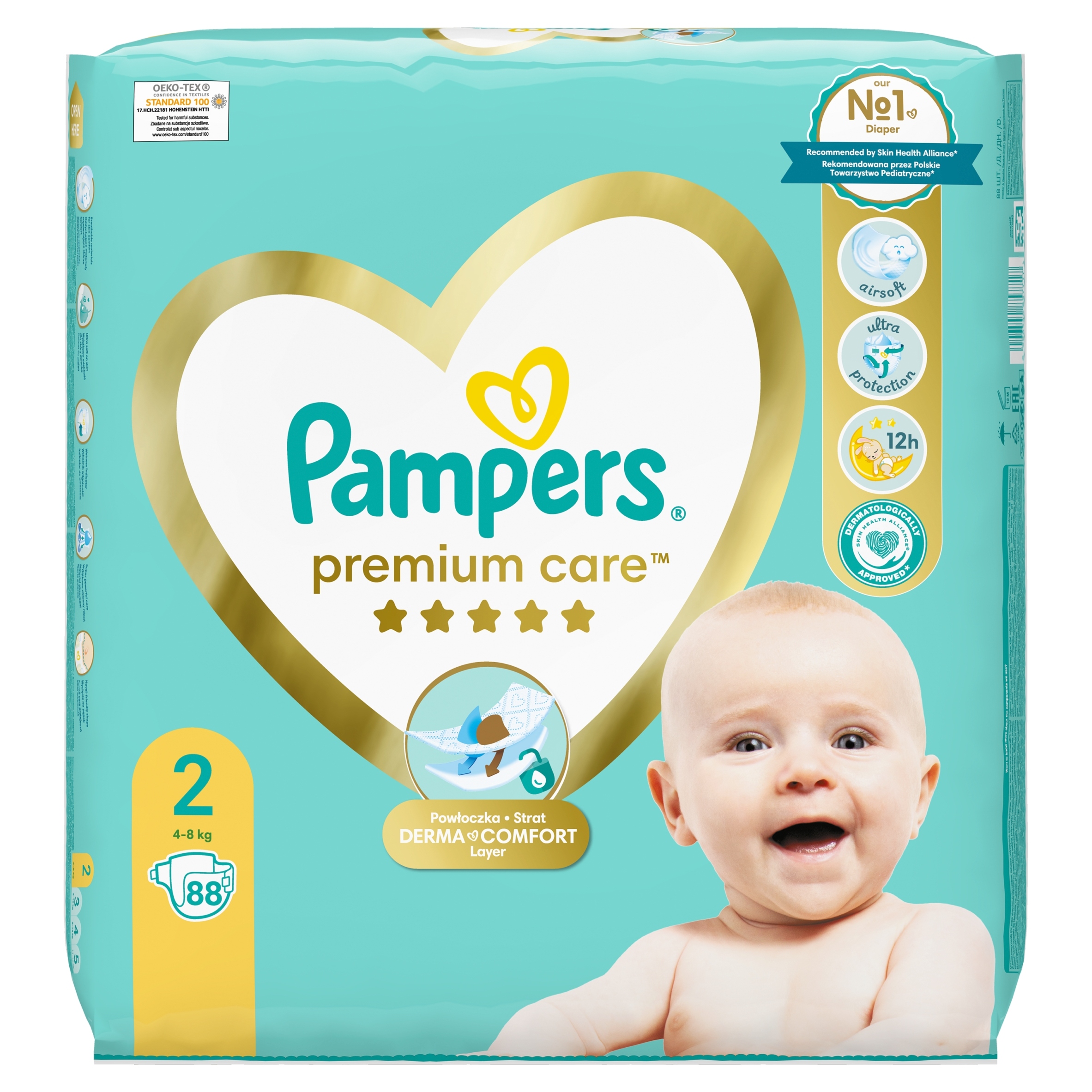 pampers active rozowe