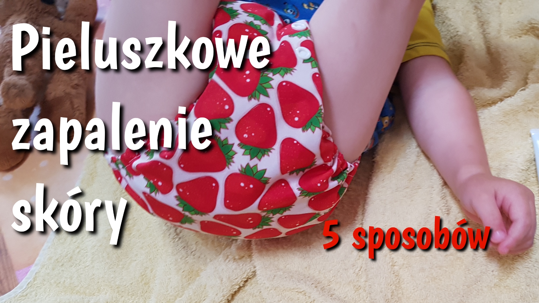 problem z bioderkiem u niemowlaka dwie pieluchy