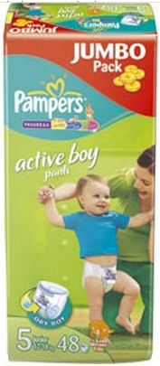 pampers change