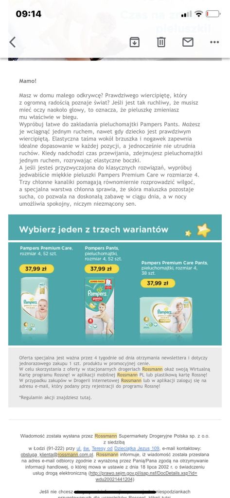 jak.zmienia sie wskaznik wilgotnosci w.pampers premium