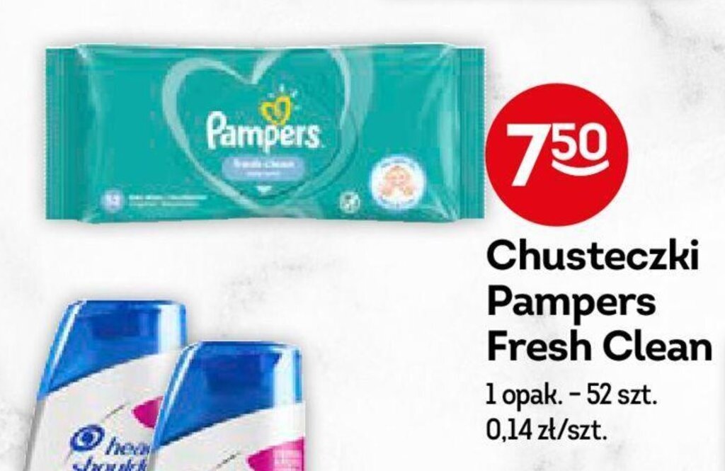 pampers chusteczki 12x64