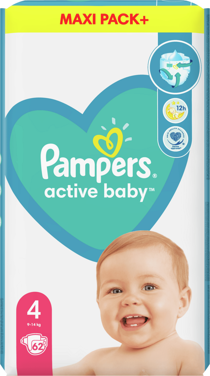 pampers pieluchomajtki duże