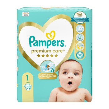 pampers premium care 1 pieluchy 88 szt ceneo