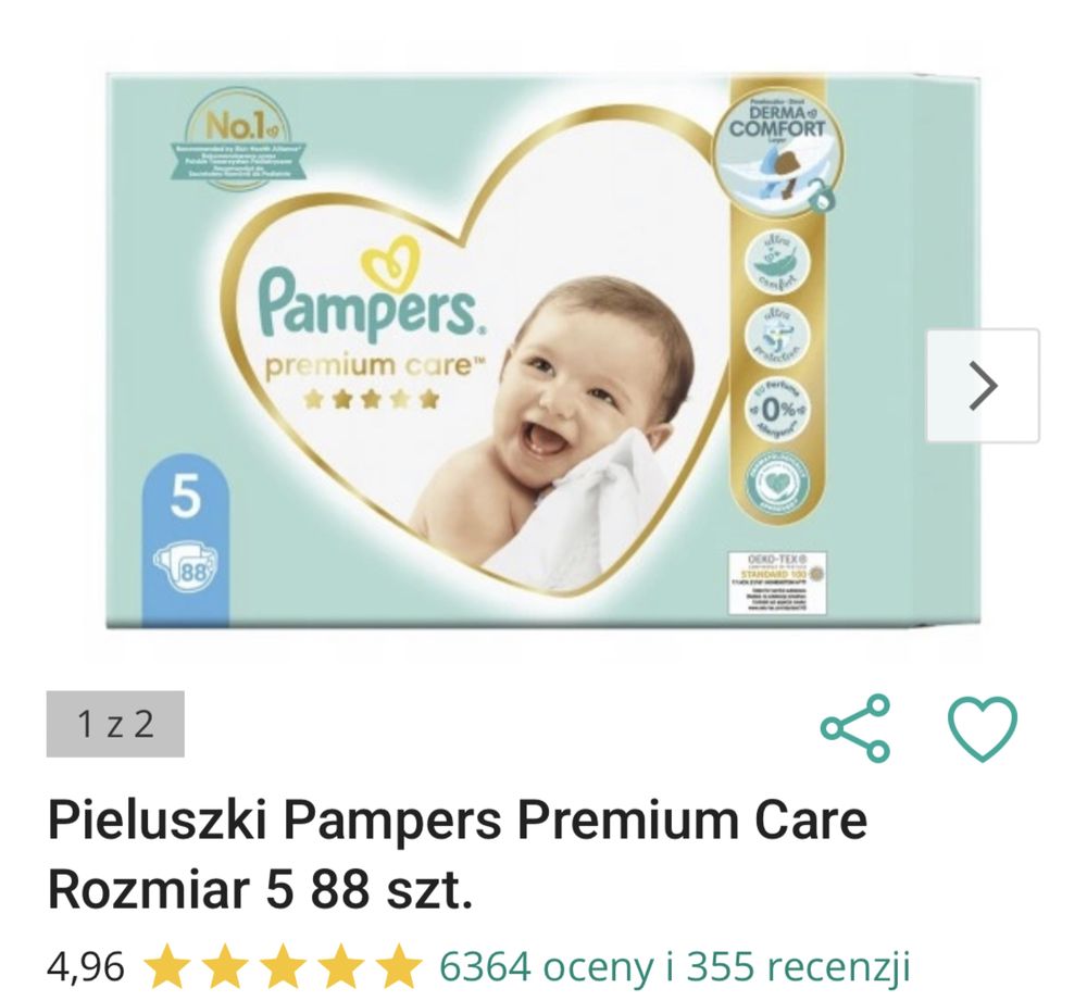 pampers pieluchy na basen