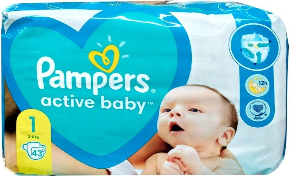 pampers 3 new baby dry 132