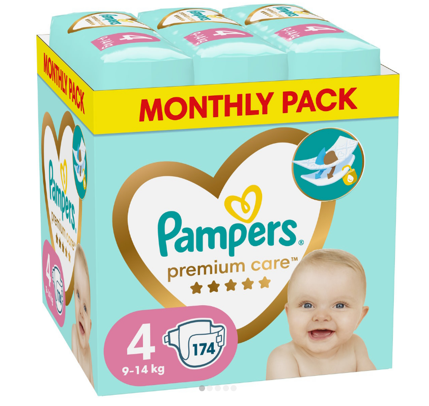 pudelko box pampers