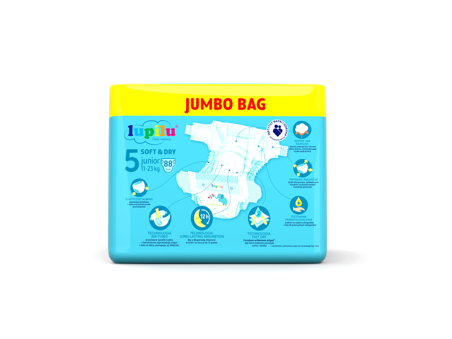 pieluchy jumbo pampers 3