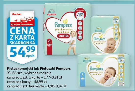 pieluchomajtki pampers carry pack