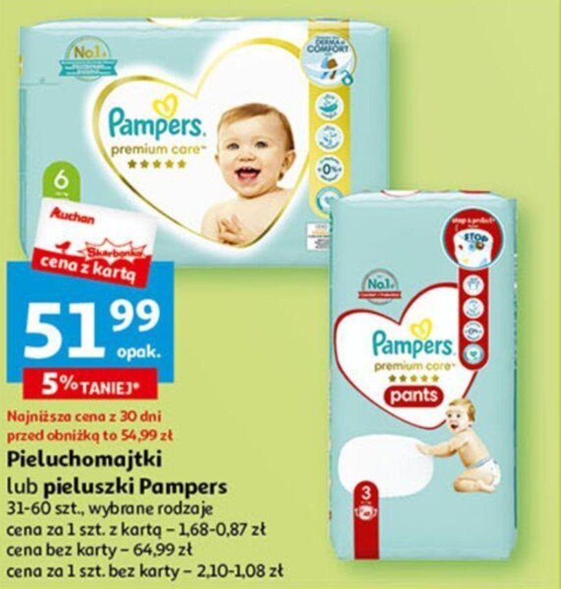 pampers mini 2 waga z opakowaniem