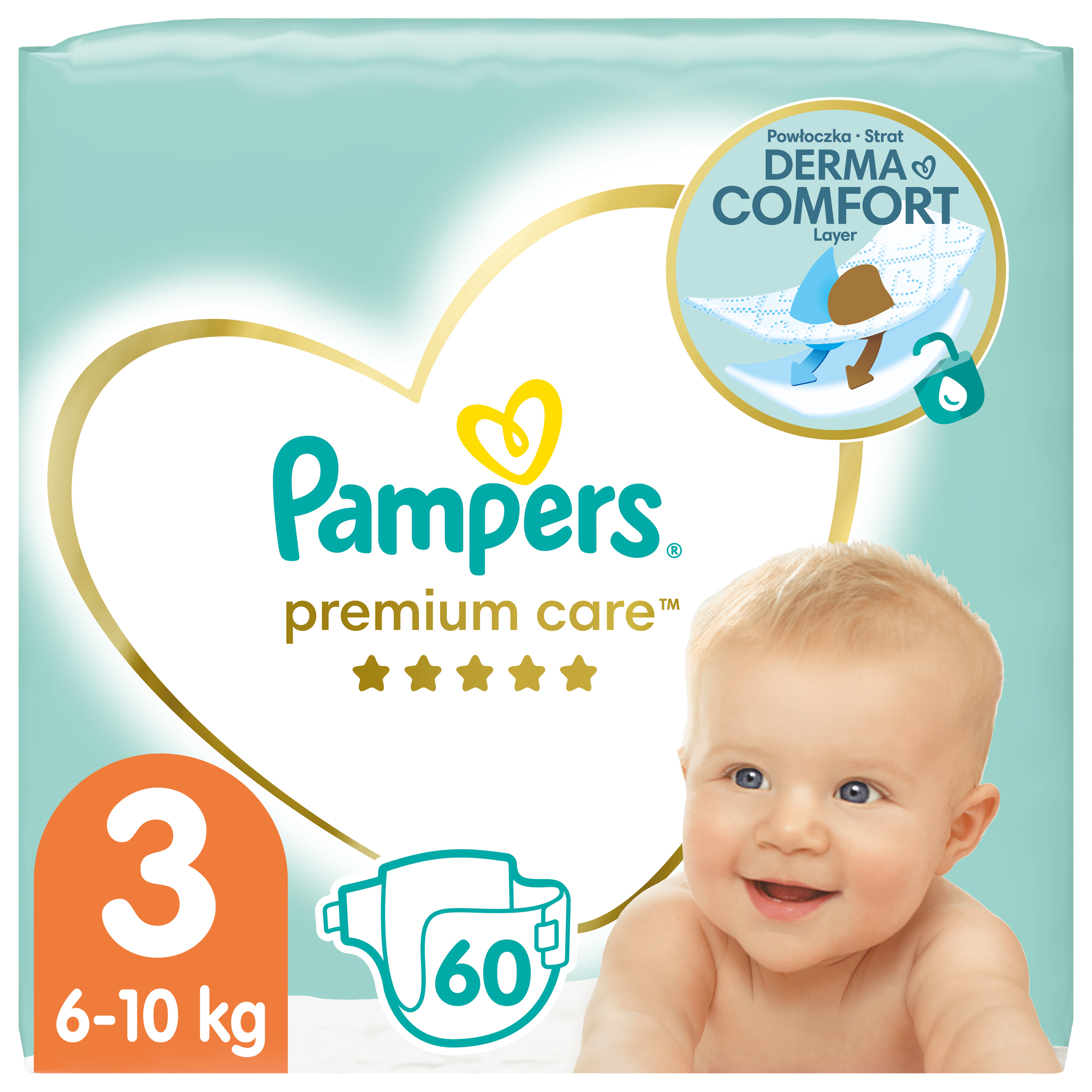 pampers na dziecku