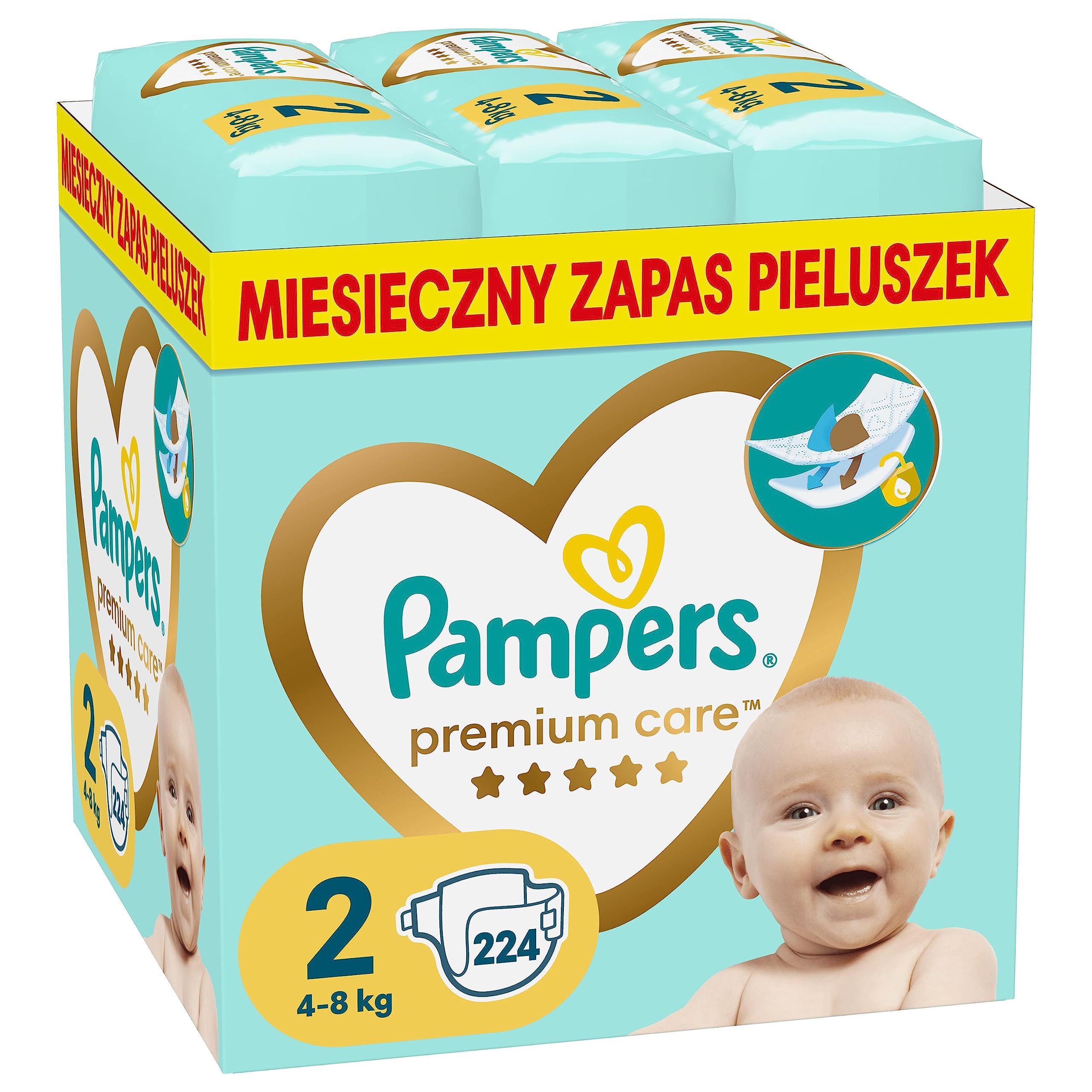 pampers premium care opakowanie promocyjne