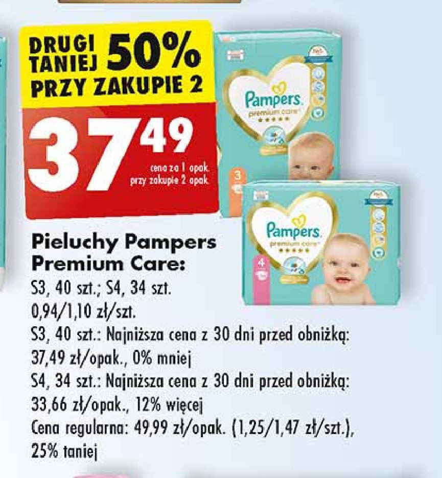 pieluchy pampers najtaniej