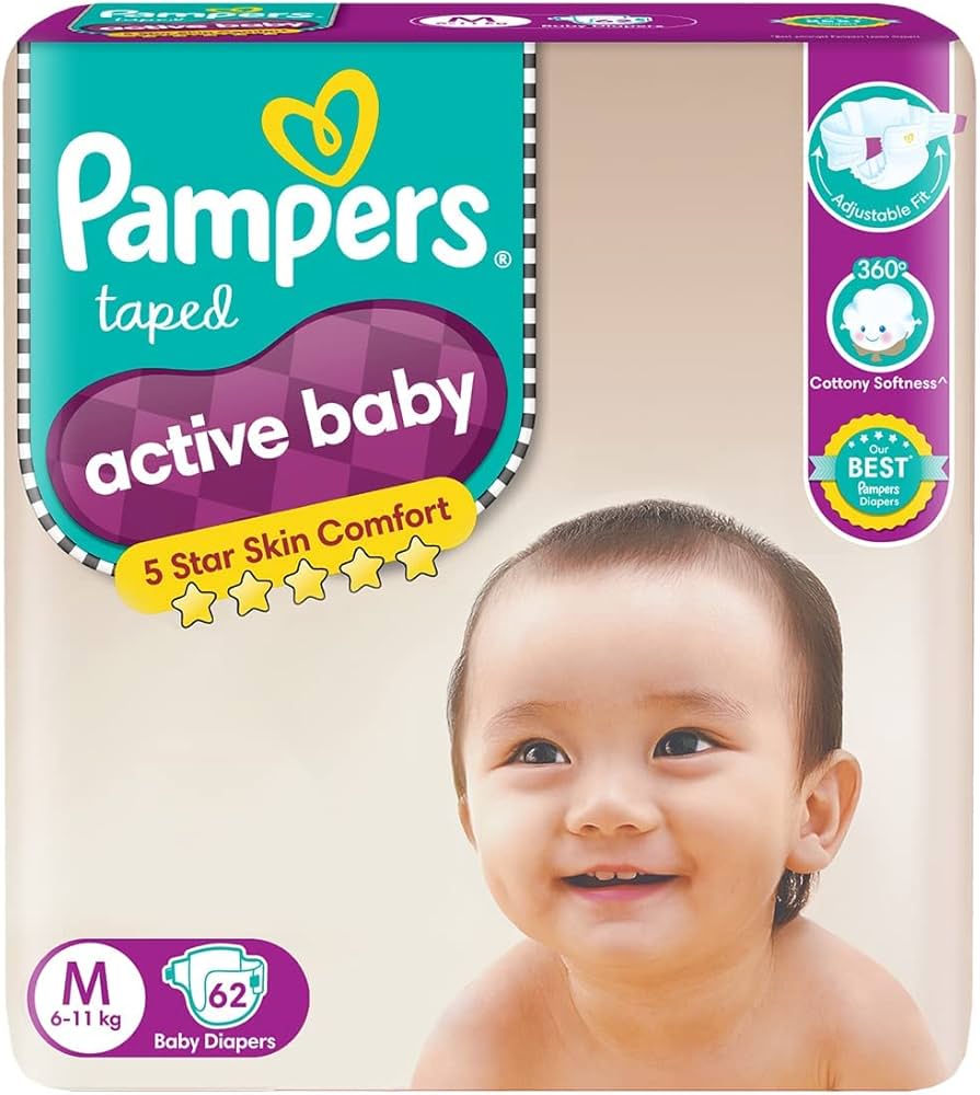 pampers fresh clean chusteczki dla niemowląt 6x64 szt