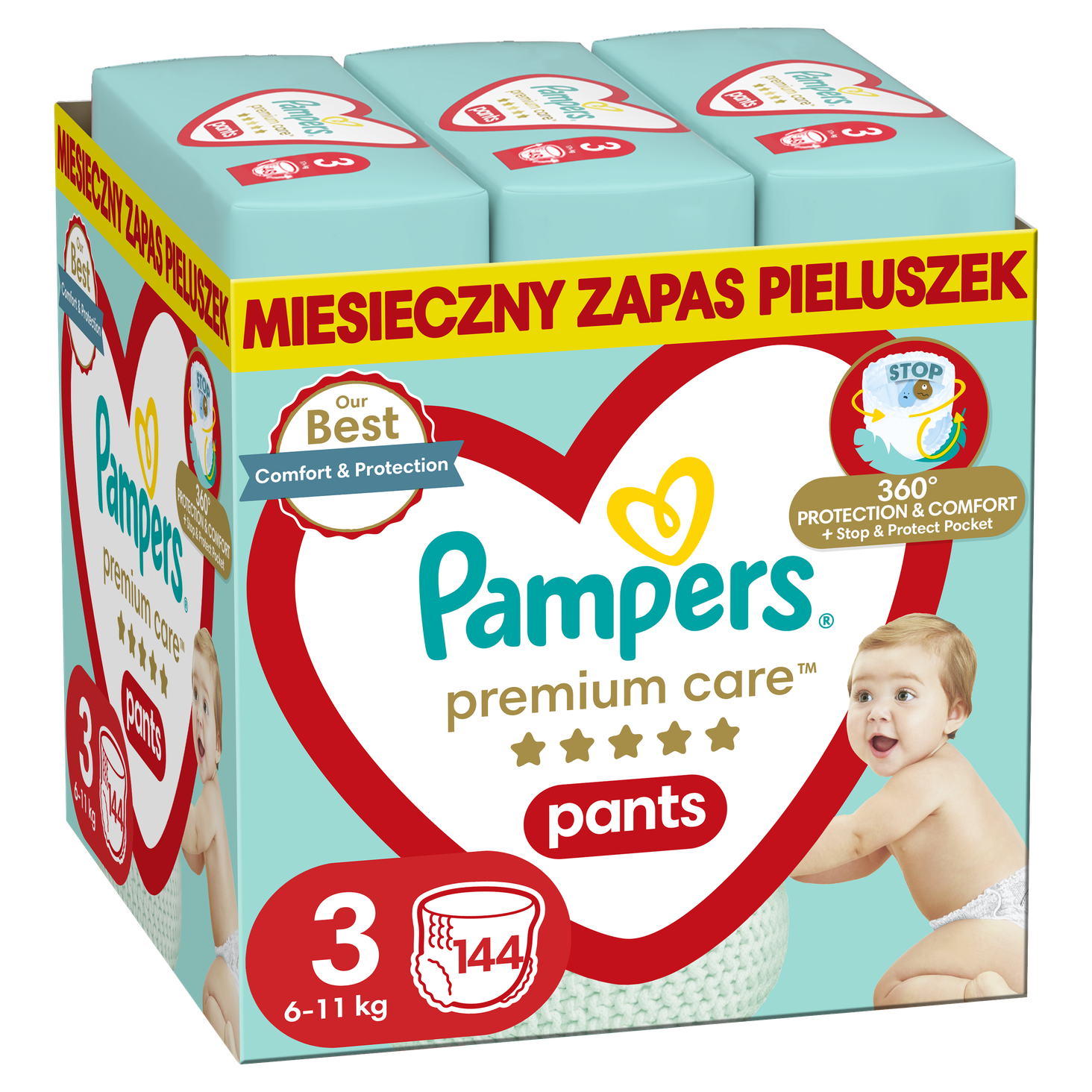 pampers 5-9 kg 3000 sztuk