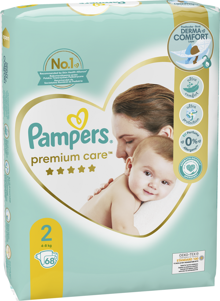 pampers premium care pieluchy rozmiar 1 newborn 2-5kg 22 sztuki