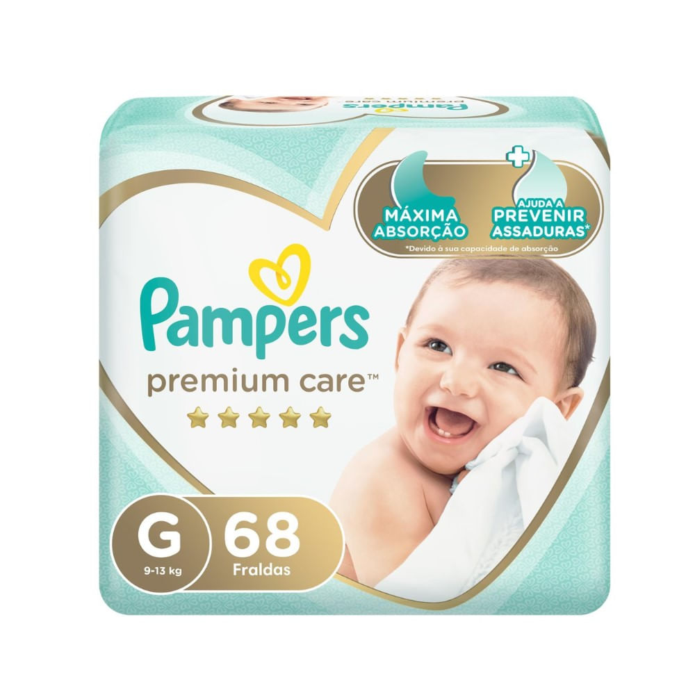 pieluchomajtki pampers premium care 168