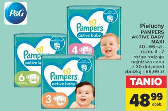 niebieskie pampers active baby