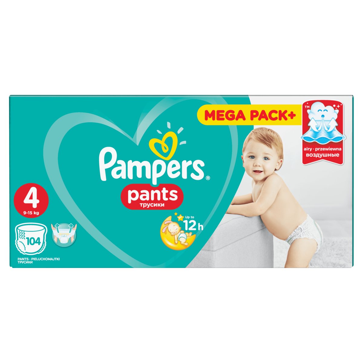 pampersactive baby-dry pieluchy 4 maxi 8-14 kgtesko