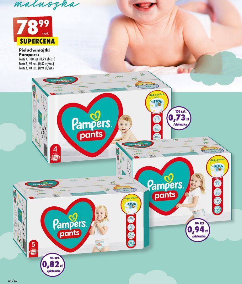 promocje pampers biedronka