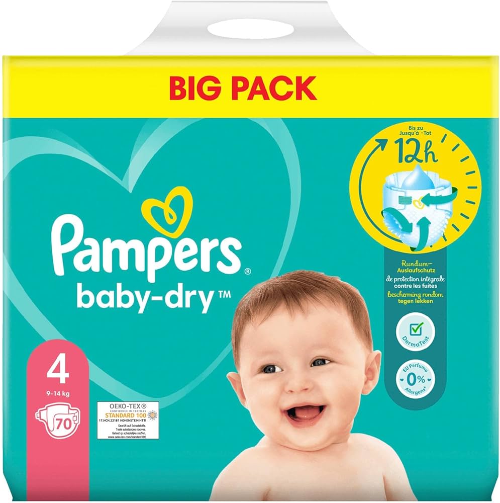 pampers active baby 4 76 szt