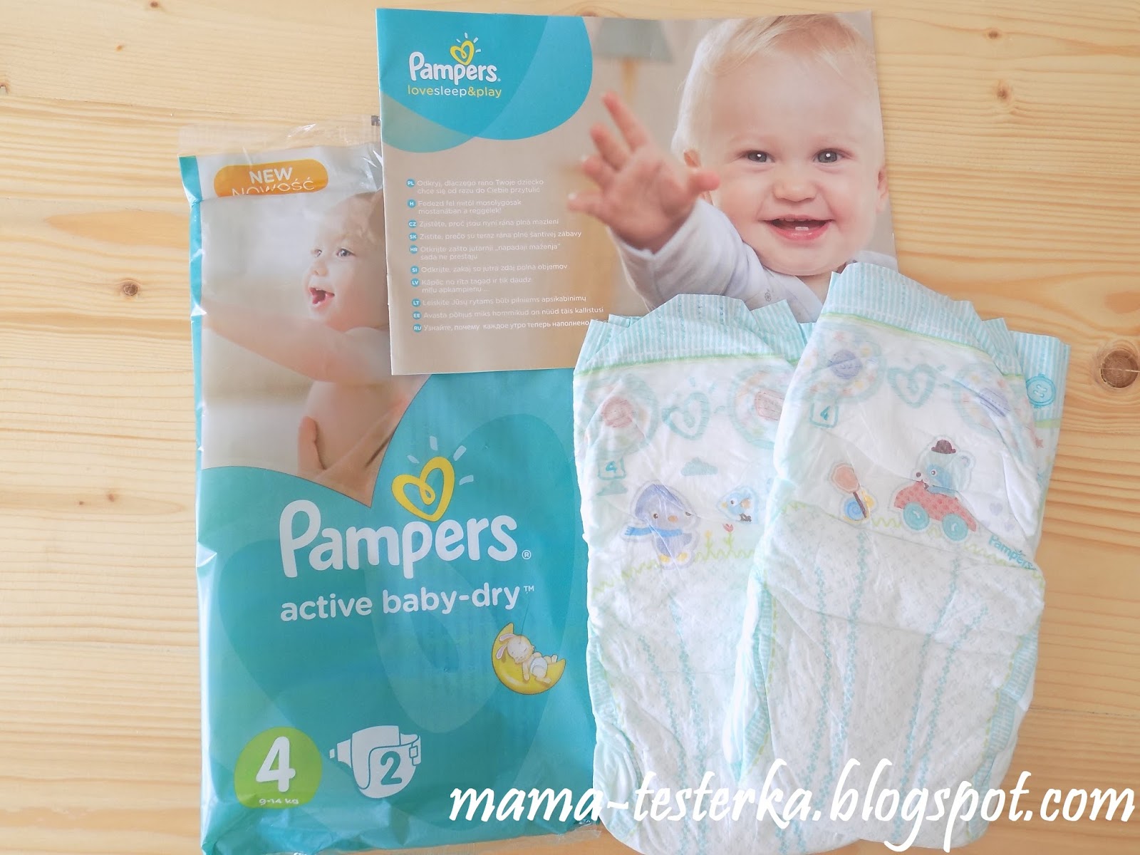 sroka o pieluchy pampers