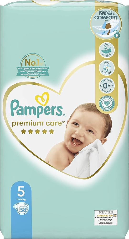 pampers premium care wycięcie na pępek