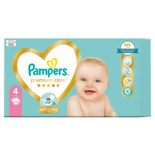 pampers niebieski pasek