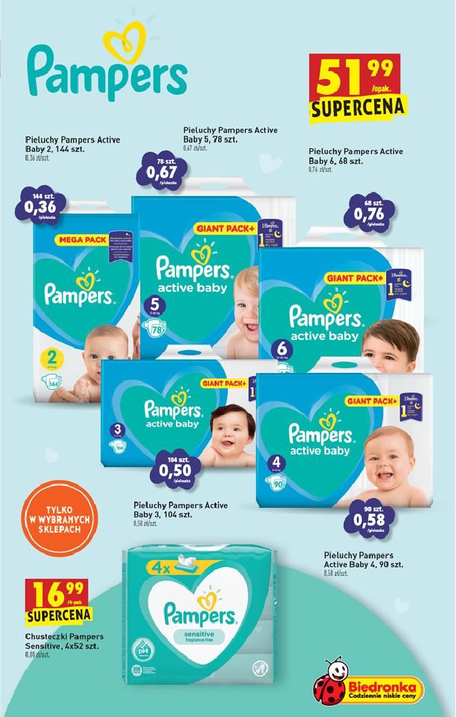 pieluchomajtki pampers 5 rossman