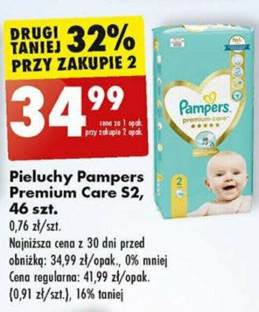 pampers premium protection 1 72 szt