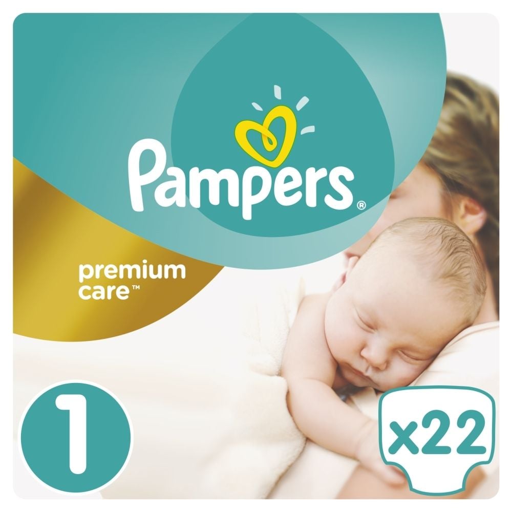 pampers premium care 1 newborn 26 szt