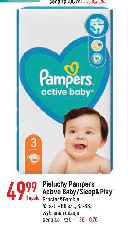 pampers active baby 3 280