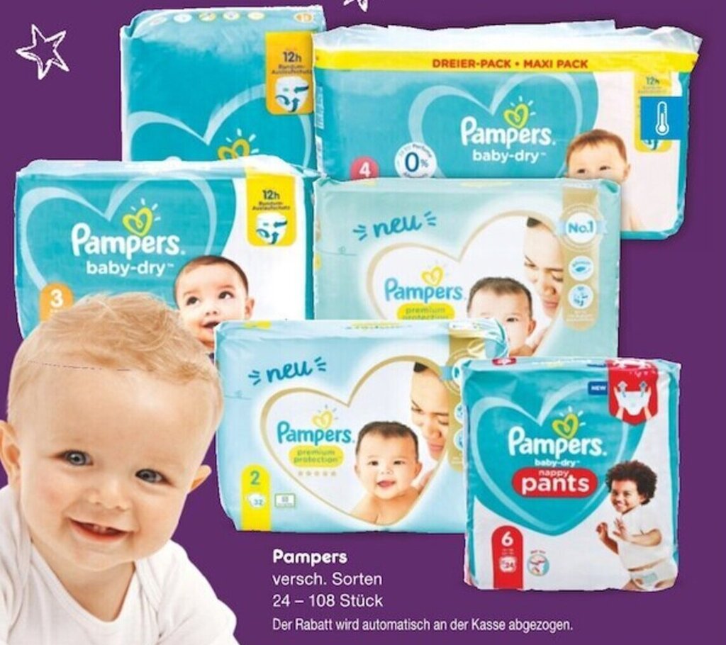 pampers pieluszki new baby 1 newborn 43 sztuki rossmann