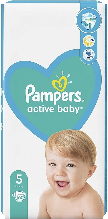 pieluchy pampers active baby-dry 4+ maxi+