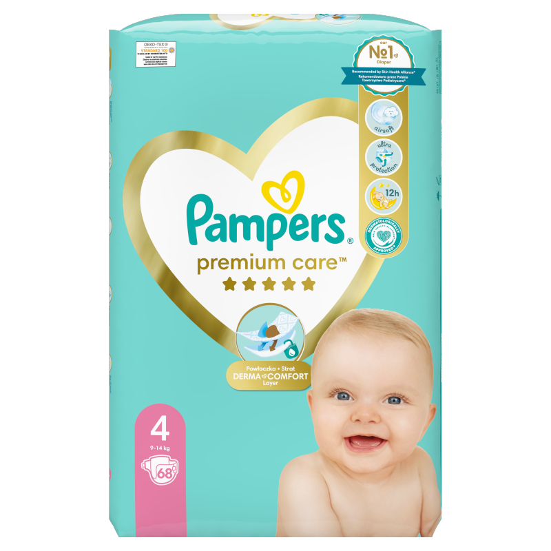 pampers premium care pieluchomajtki 4 80 szt