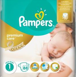 pampers niebieski pasek