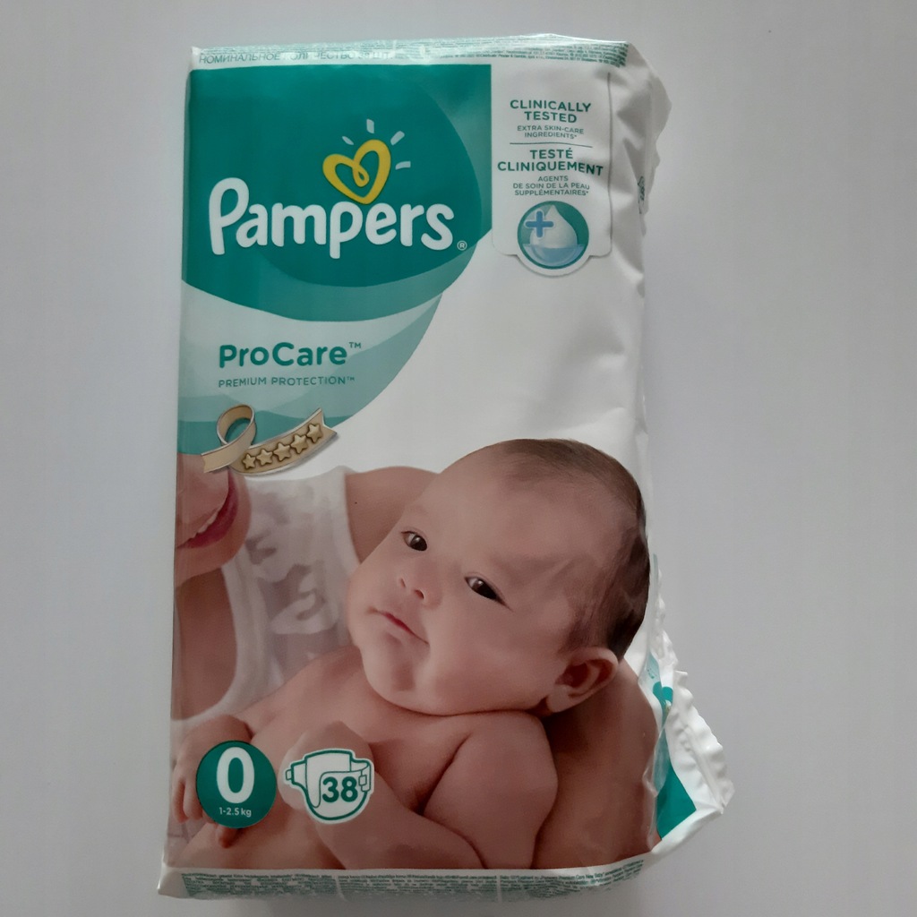 pampers pieluszki premium care 1 2-5kg 22 szt new