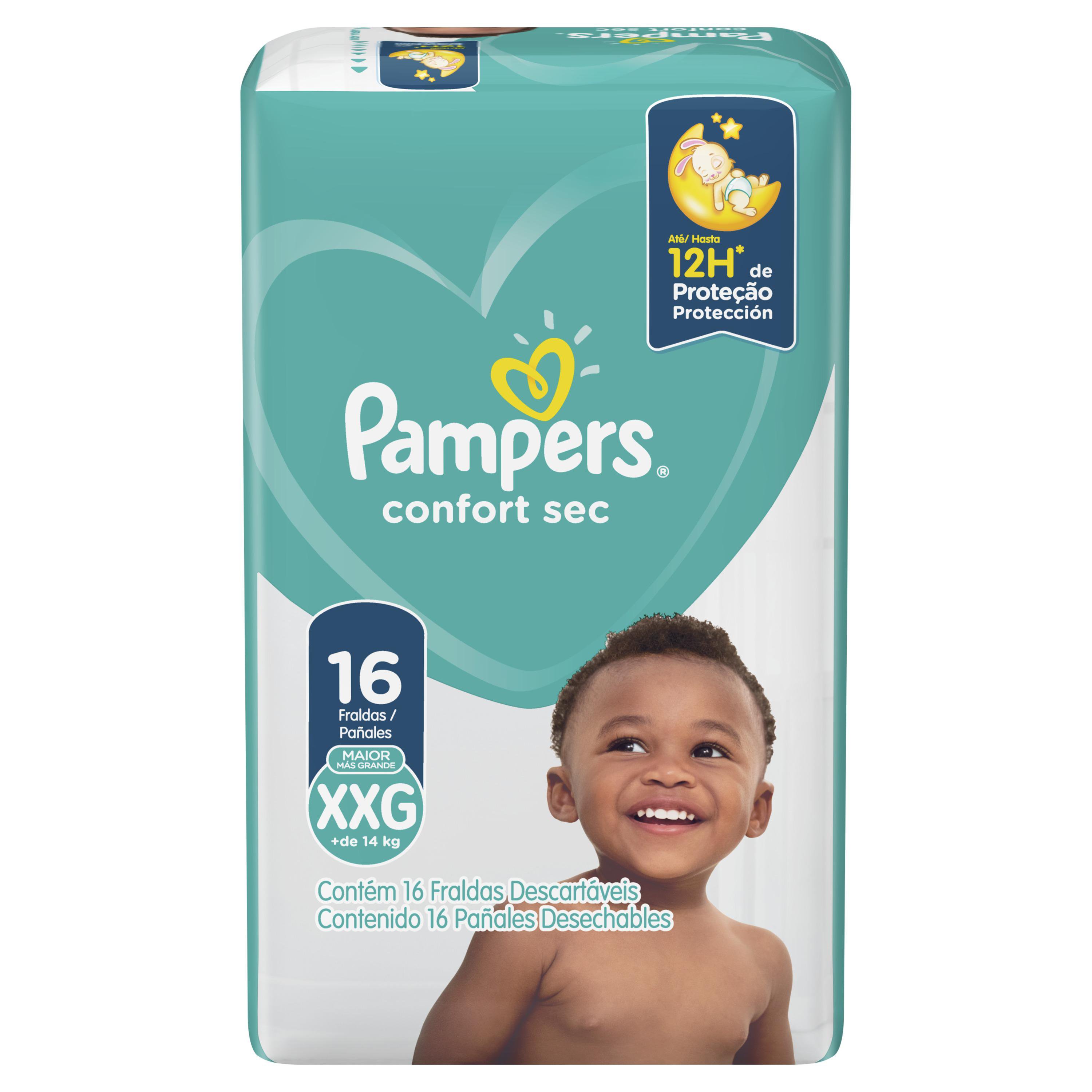 pampers old pee