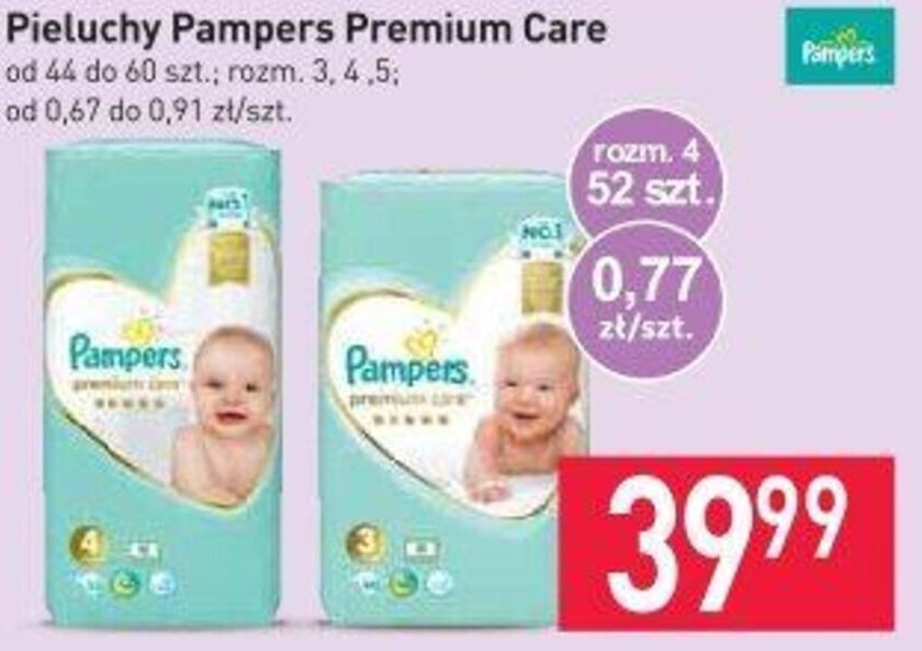 pampers premium care pieluchy 1 newborn 2-5 kg 88 sztuk