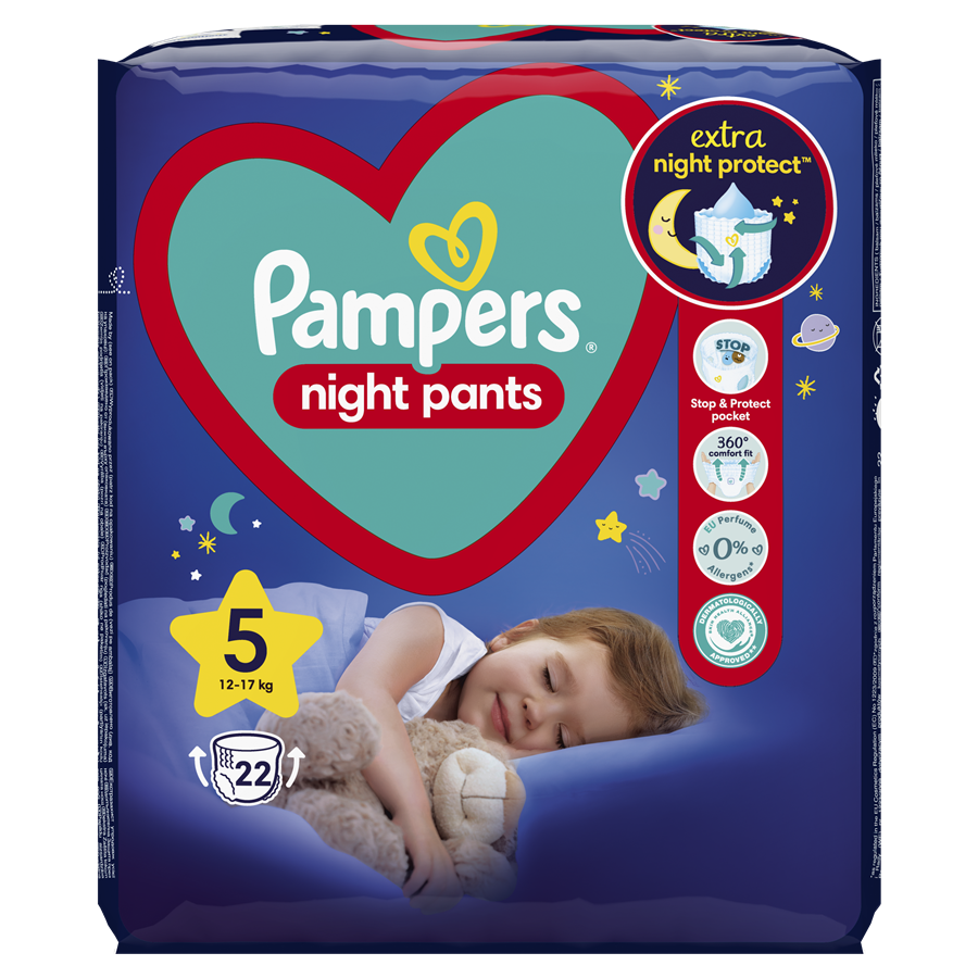 pampers liczba mokrych pieluszek