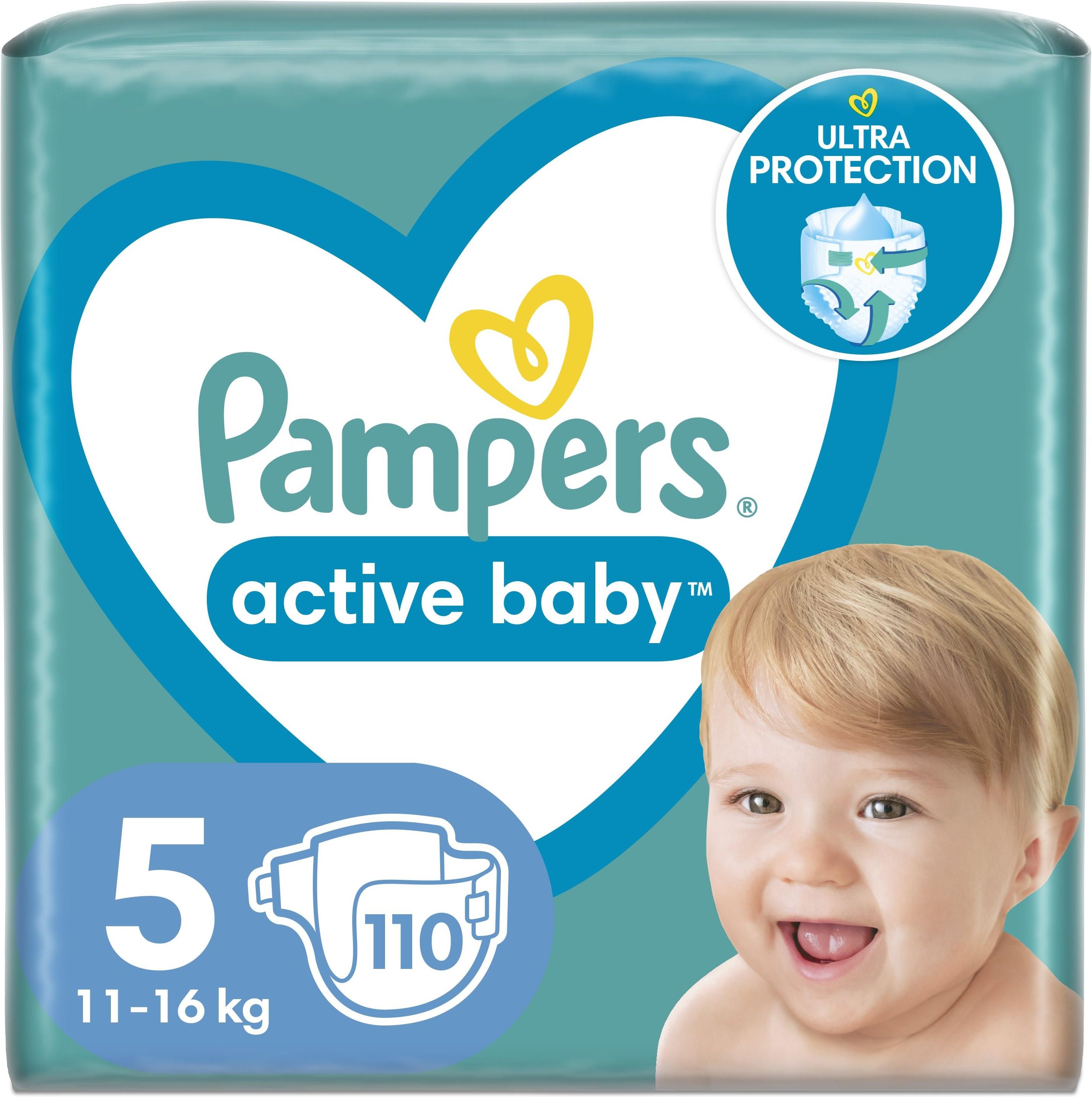 pampers active baby-dry pieluchy rozmiar 4 maxi 8-14kg 174 sztuk